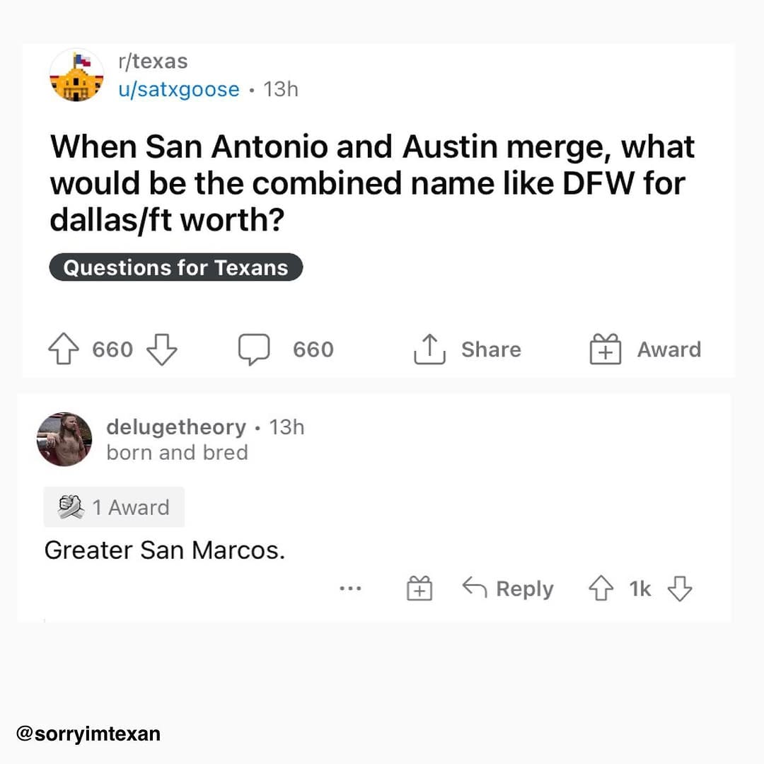 Post 3 by Sorry, I'm Texan on Instagram (image)