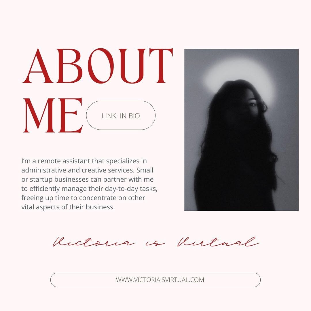 Post 8 by Victoria | Virtual Assistant on Instagram (image)