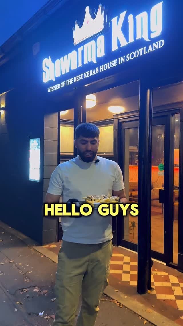 Post 4 by SHAWARMA KING Glasgow on Instagram (video)