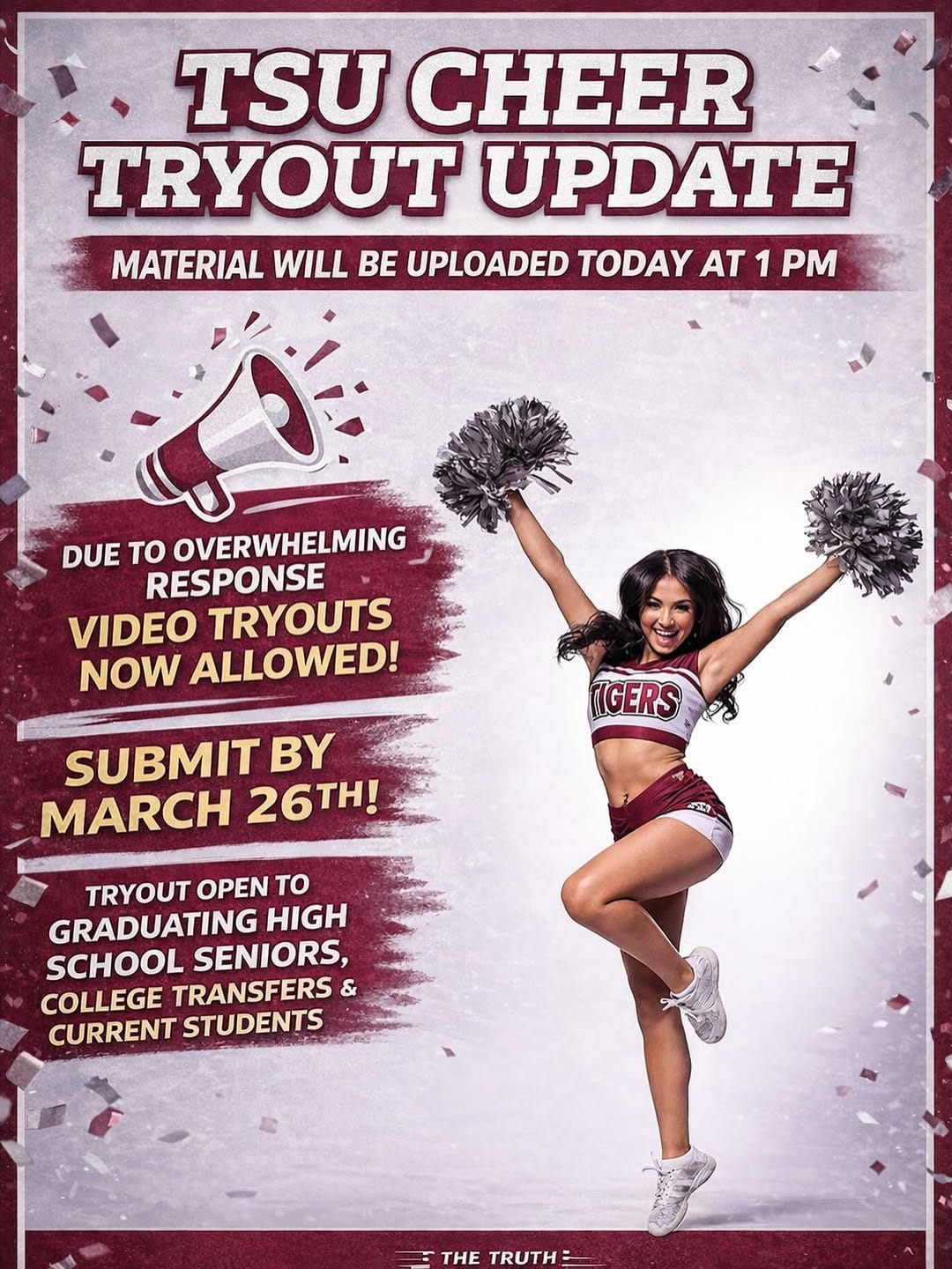 Post 6 by Texas Southern Cheer on Instagram (image)