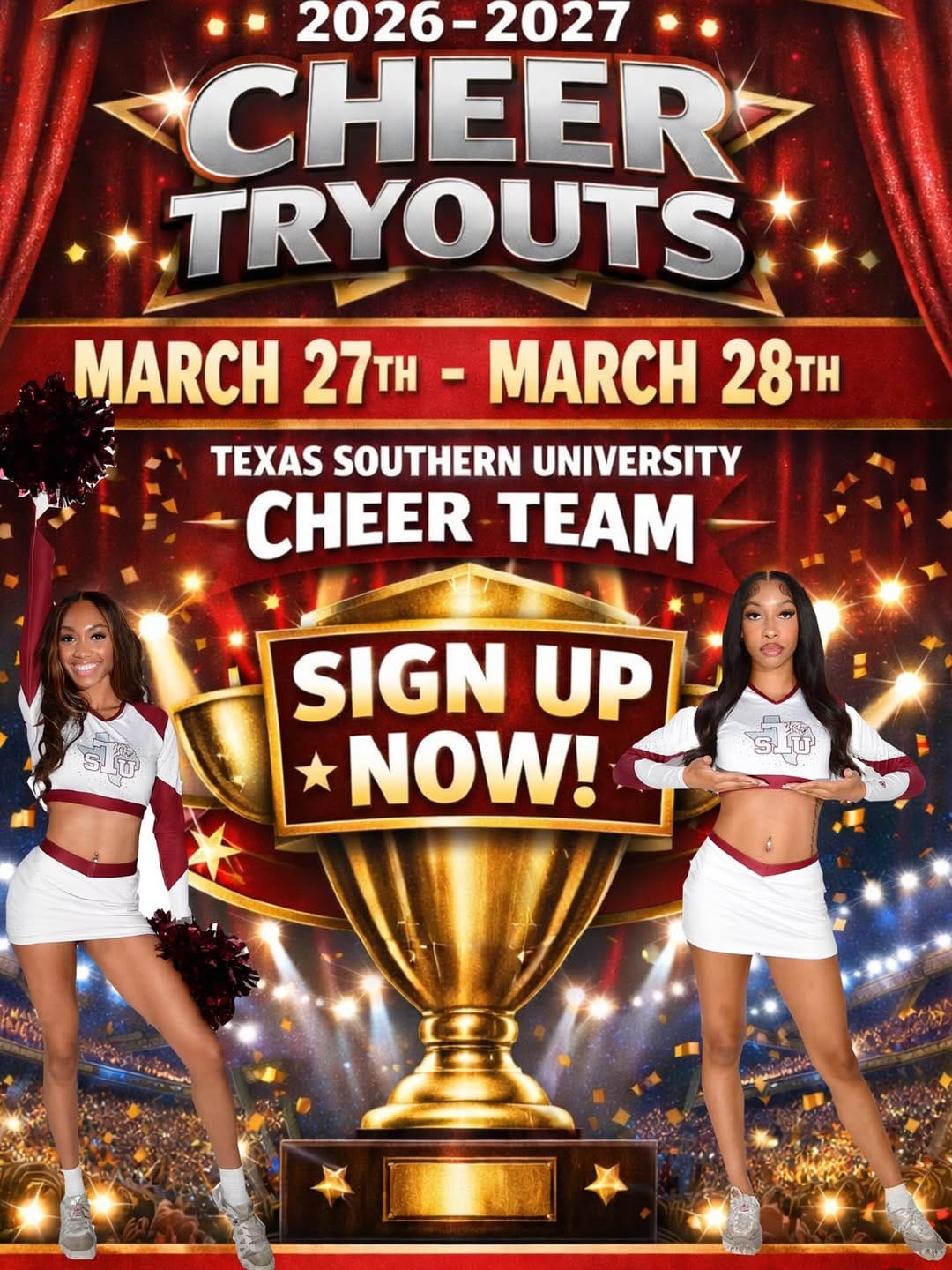Post 8 by Texas Southern Cheer on Instagram (image)