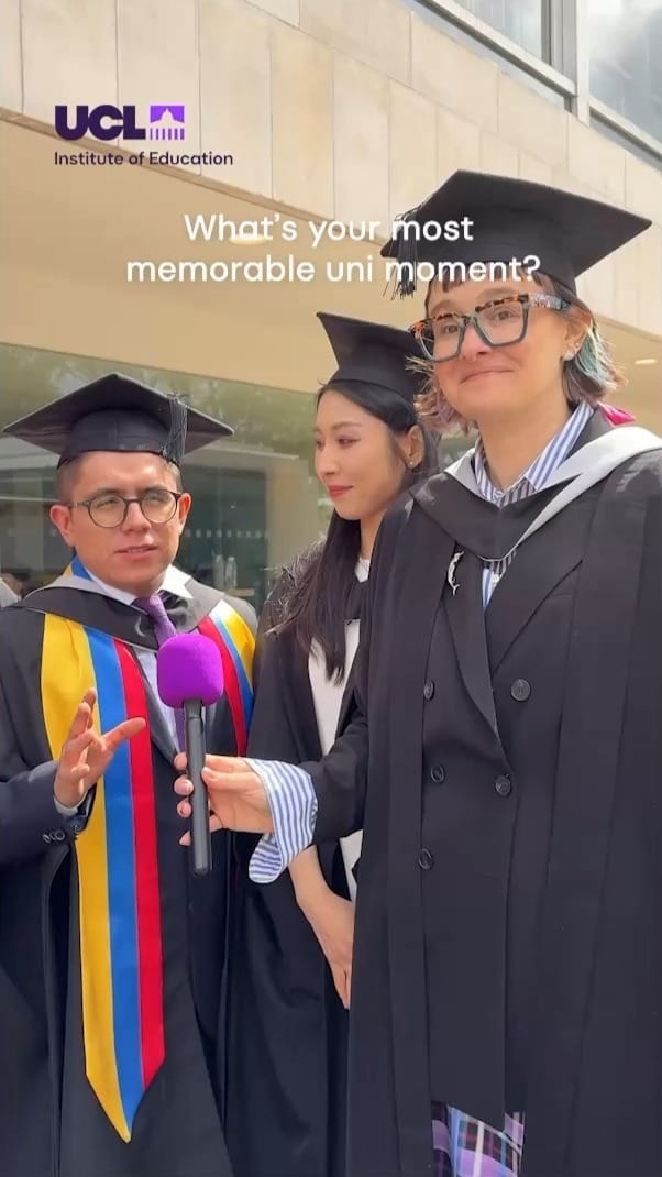 Post 5 by UCL Institute of Education on Instagram (video)