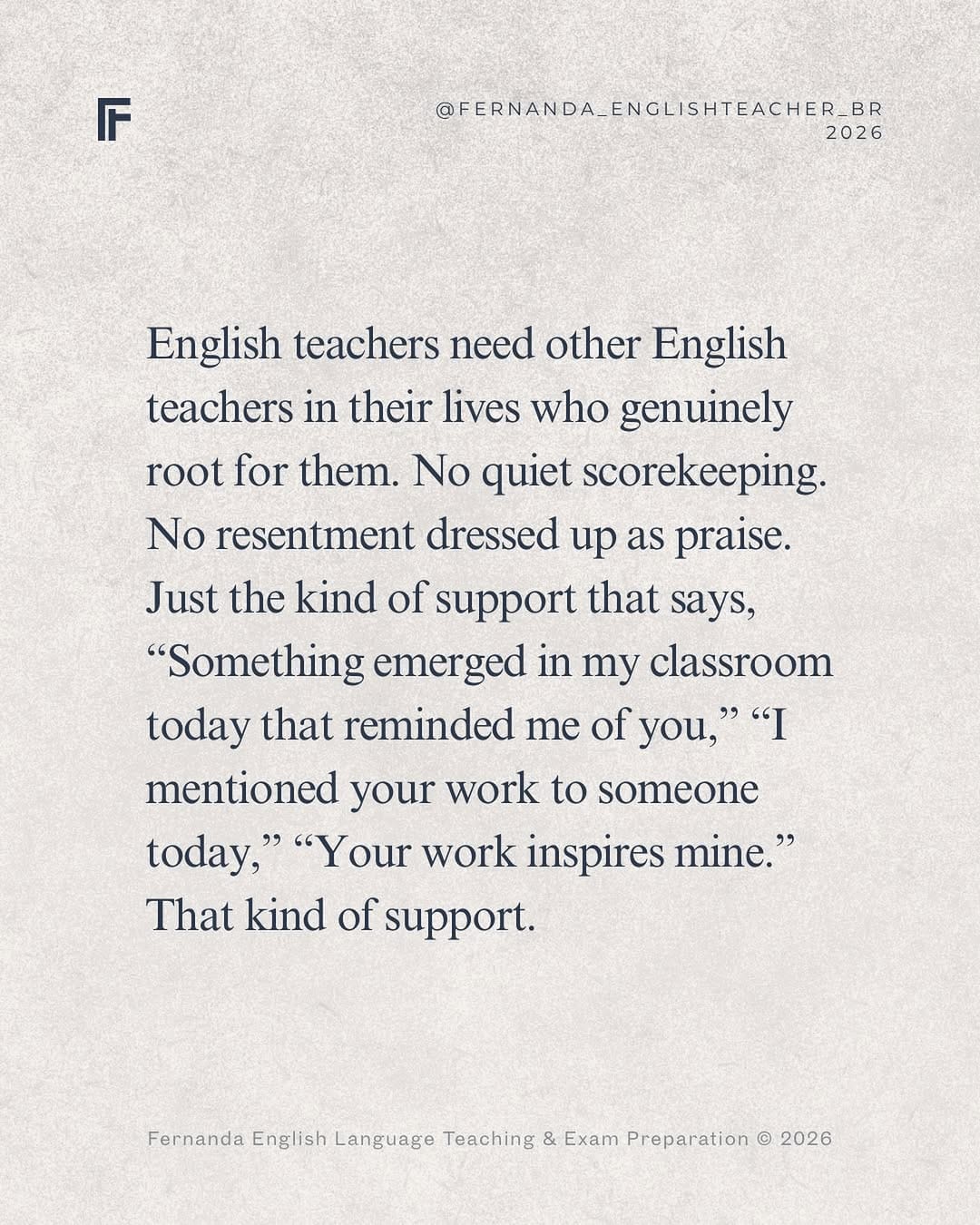 Post 9 by Fernanda Cwiertnia | English for Proficiency on Instagram (image)