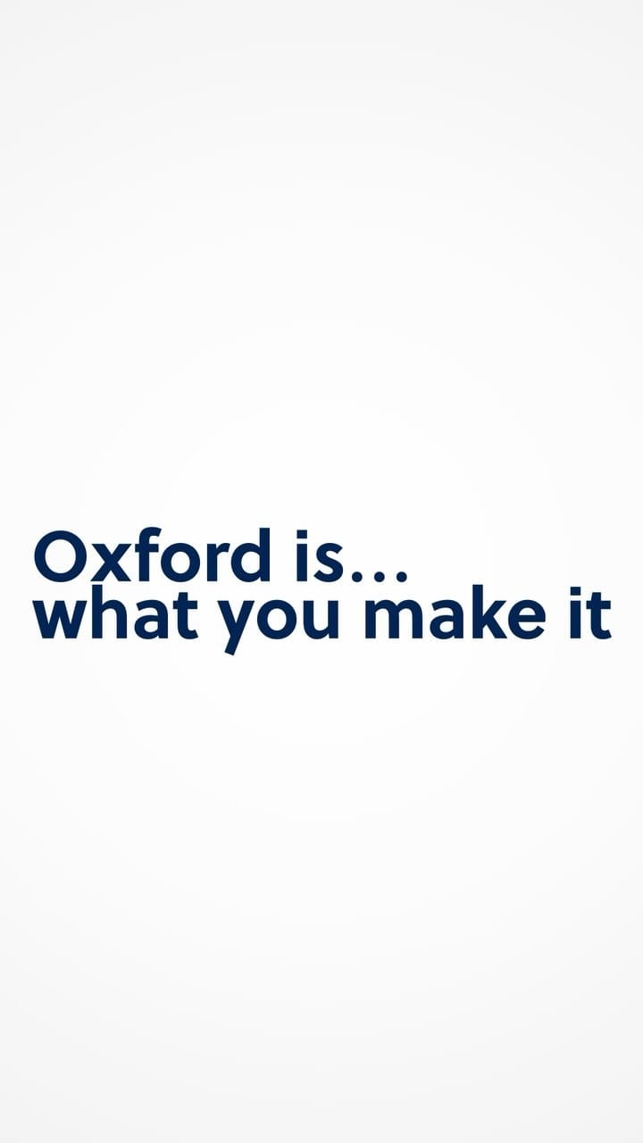 Post 10 by Undergraduate Study at Oxford on Instagram (video)