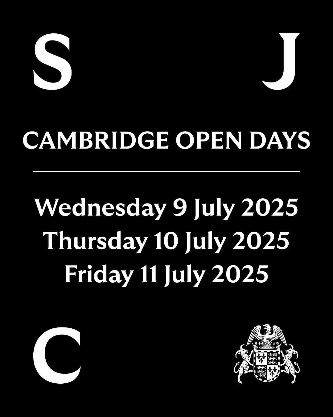 Post 10 by St John's College, Cambridge on Instagram (image)