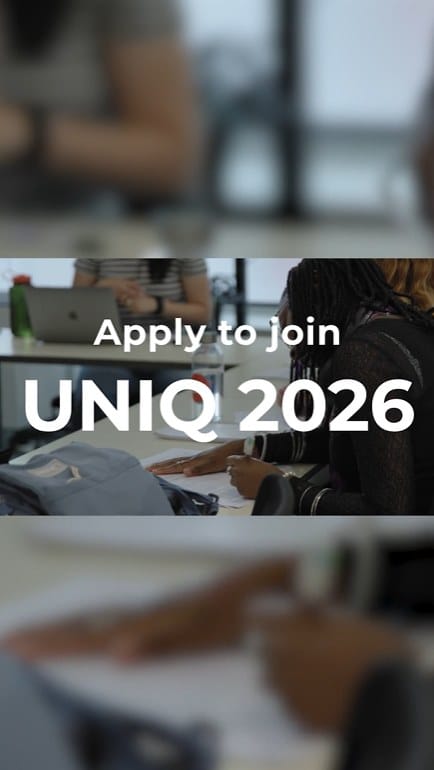 Post 8 by UNIQ access programme on Instagram (video)