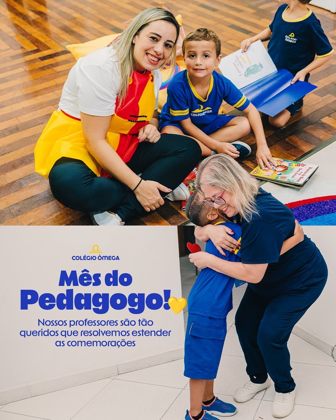 Post 1 by Colégio Ômega | Escola Integral Bilíngue on Instagram (image)
