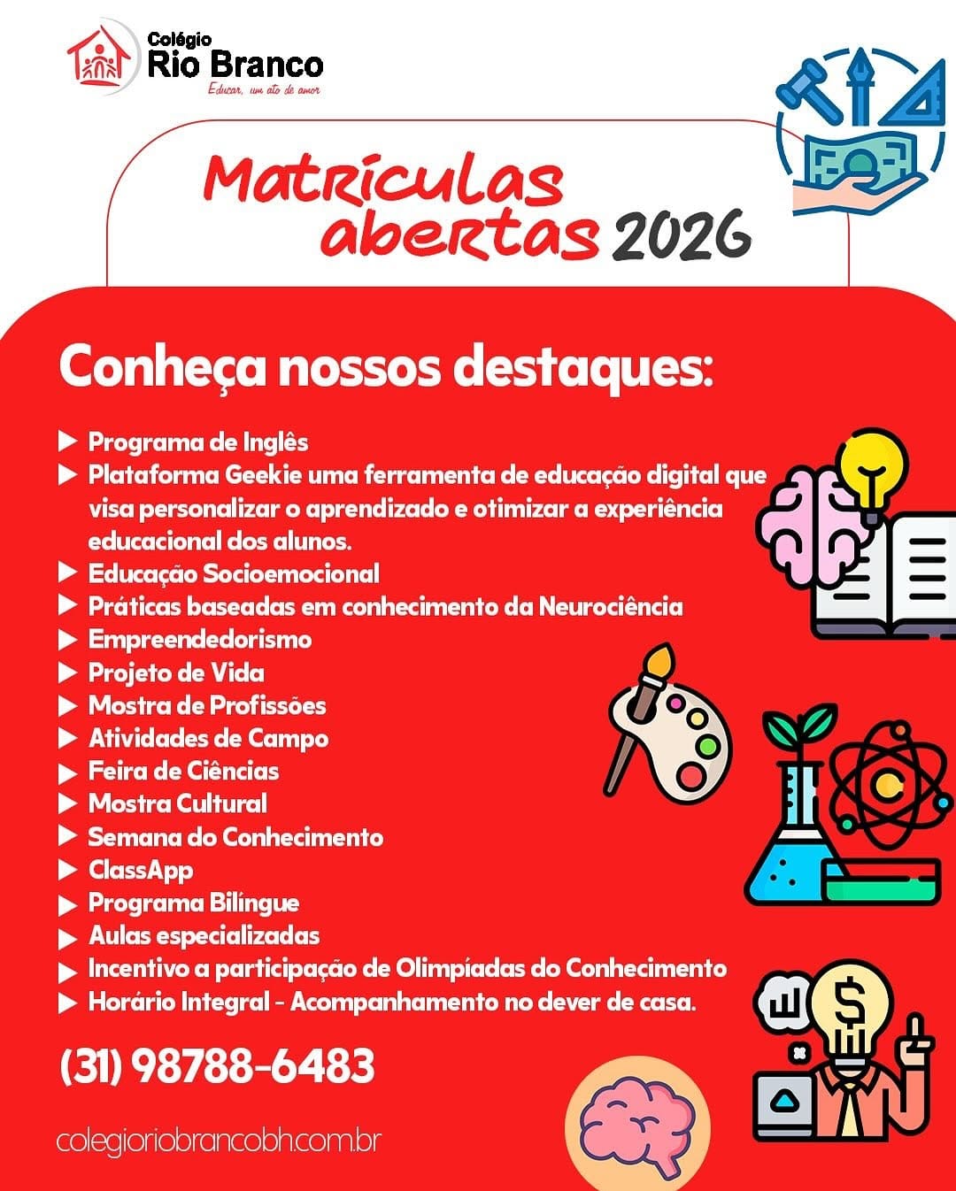 Post 10 by Colégio Rio Branco - BH on Instagram (carousel)