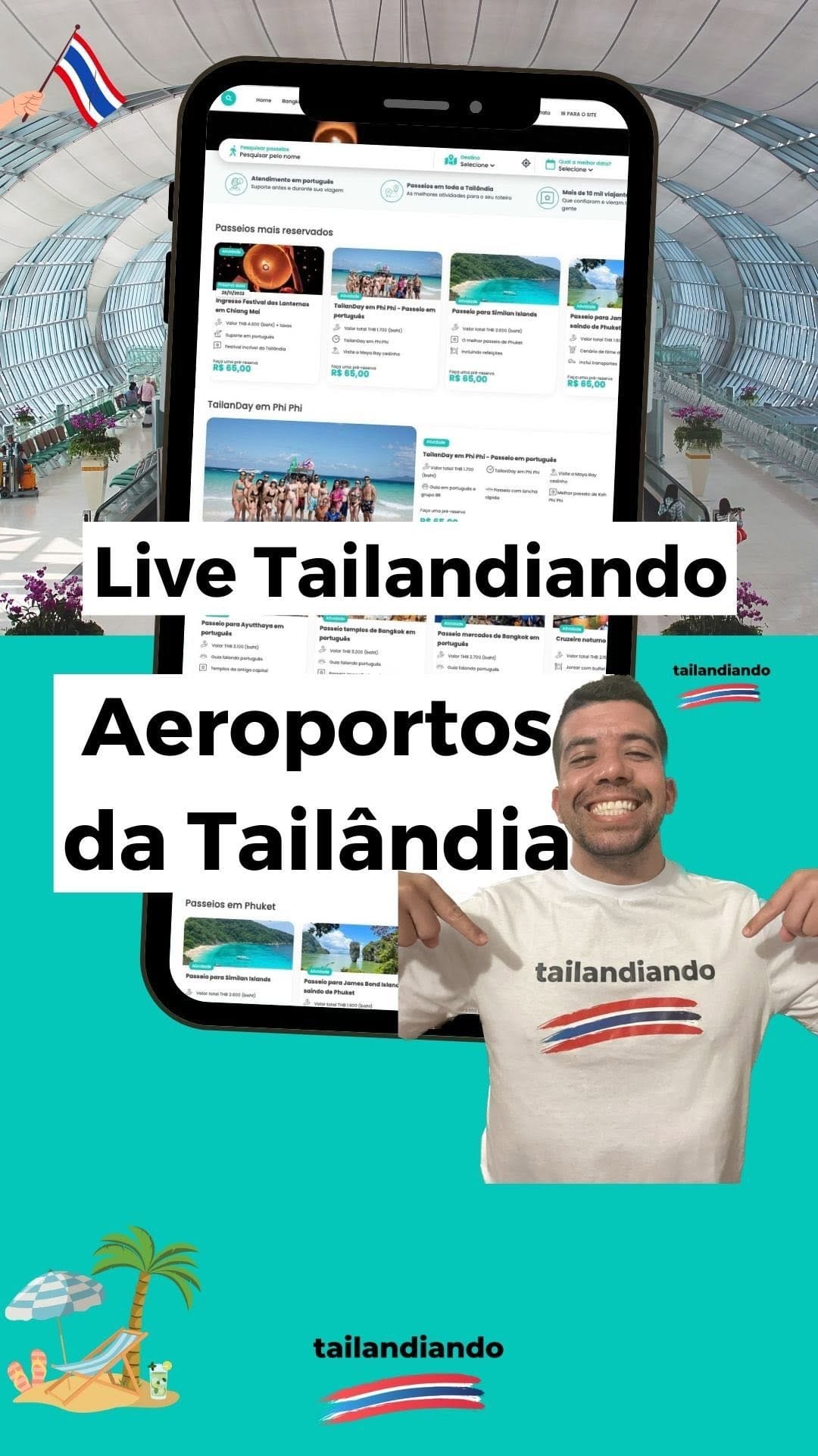 Post 9 by Viajando o mundo | Tailândia 🇹🇭 on Instagram (video)