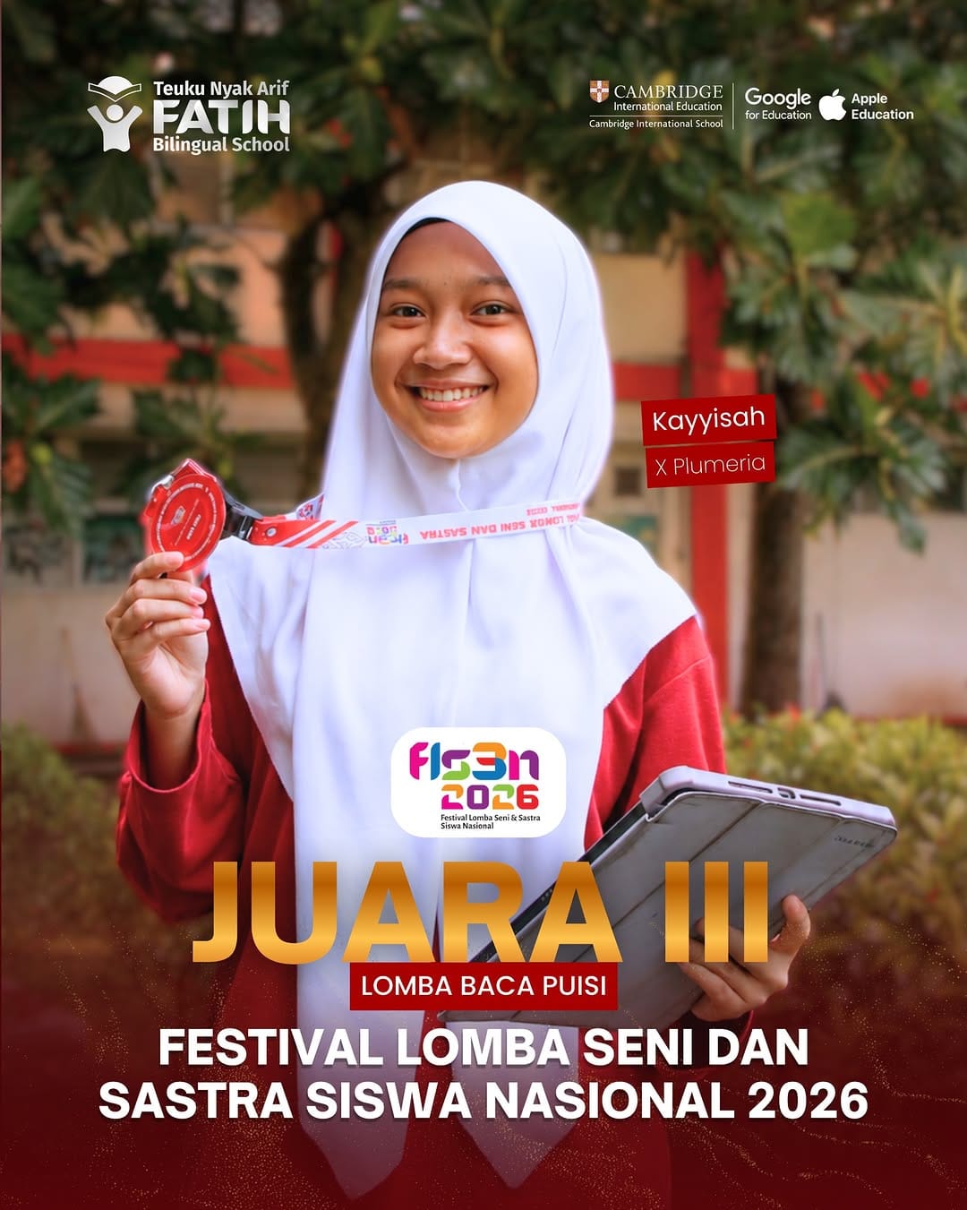 Post 3 by Teuku Nyak Arif Fatih Bilingual School on Instagram (image)