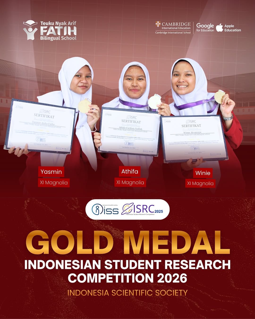Post 6 by Teuku Nyak Arif Fatih Bilingual School on Instagram (image)