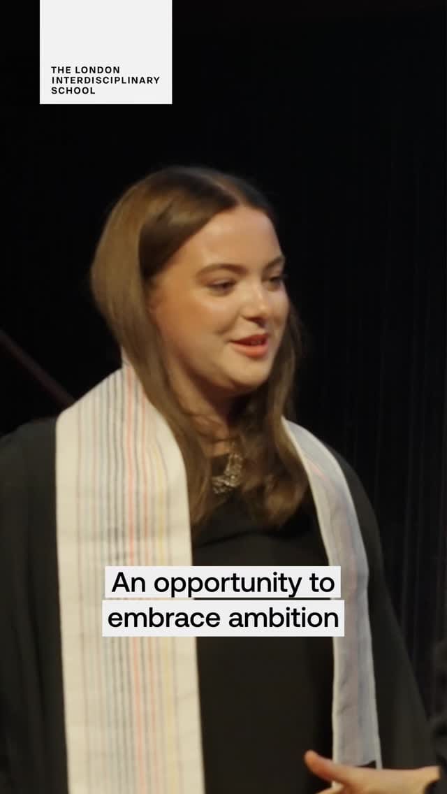 Post 7 by London Interdisciplinary School on Instagram (video)
