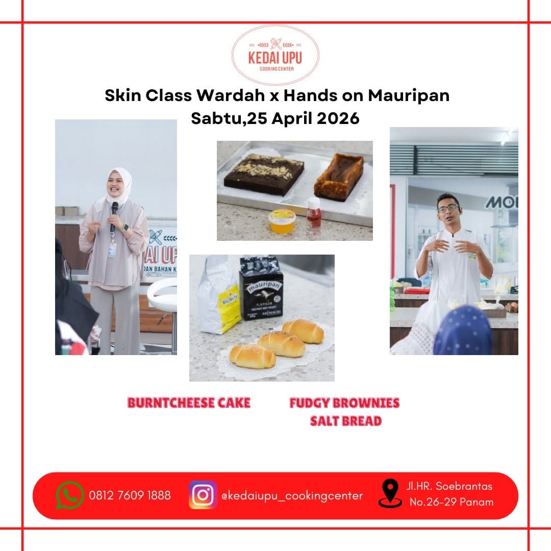 Post 4 by Cooking and Baking center PKU on Instagram (image)