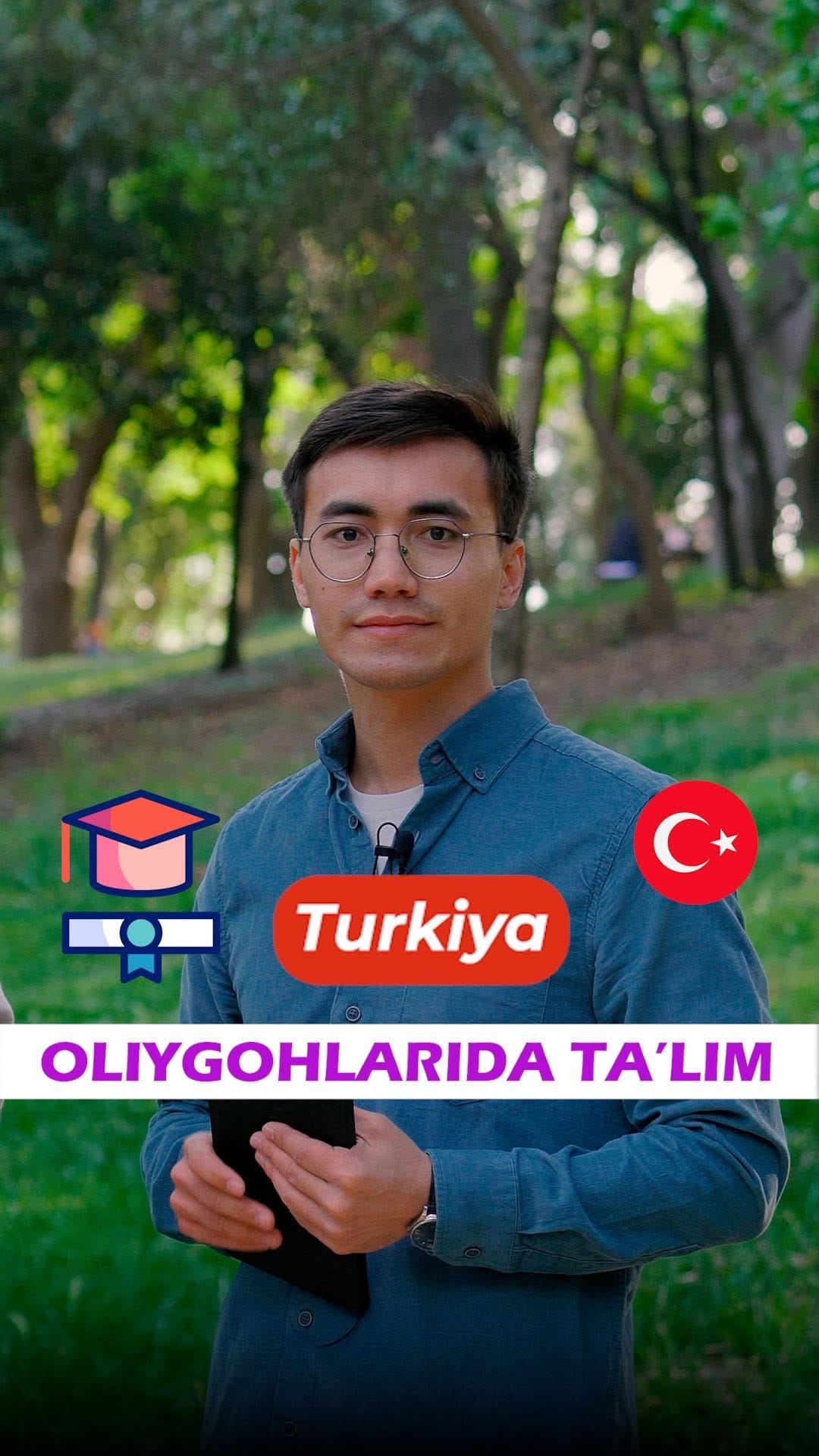 Post 8 by Murodbek Nurmurodov | Turkiyada ta’lim on Instagram (video)
