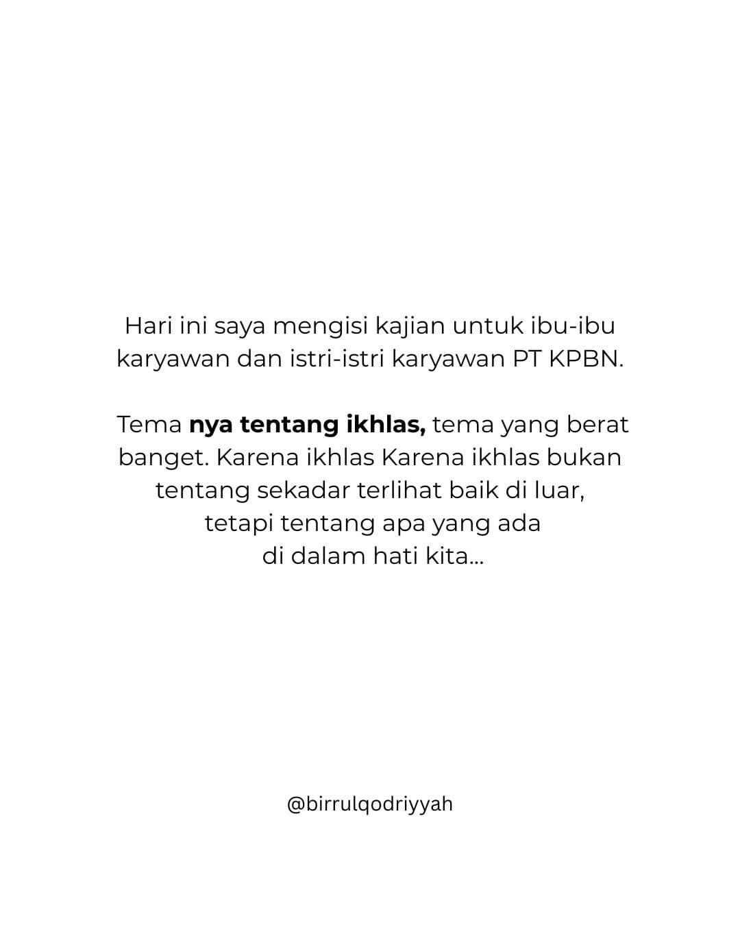 Post 3 by birrul qodriyyah on Instagram (carousel)