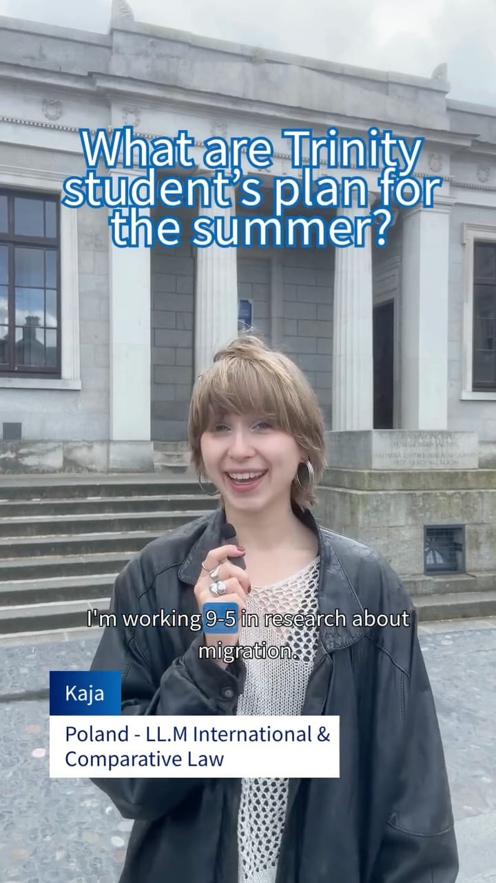 Post 2 by Trinity College Dublin Global on Instagram (video)