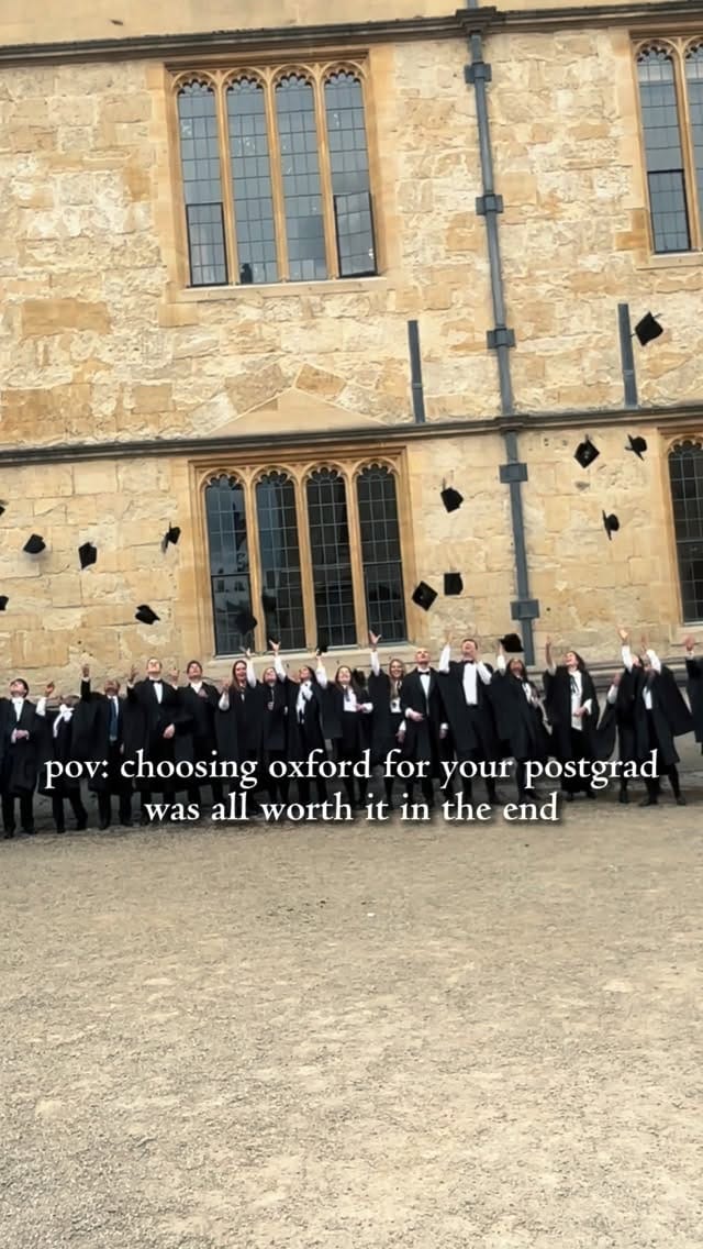Post 1 by Graduate Study at Oxford on Instagram (video)