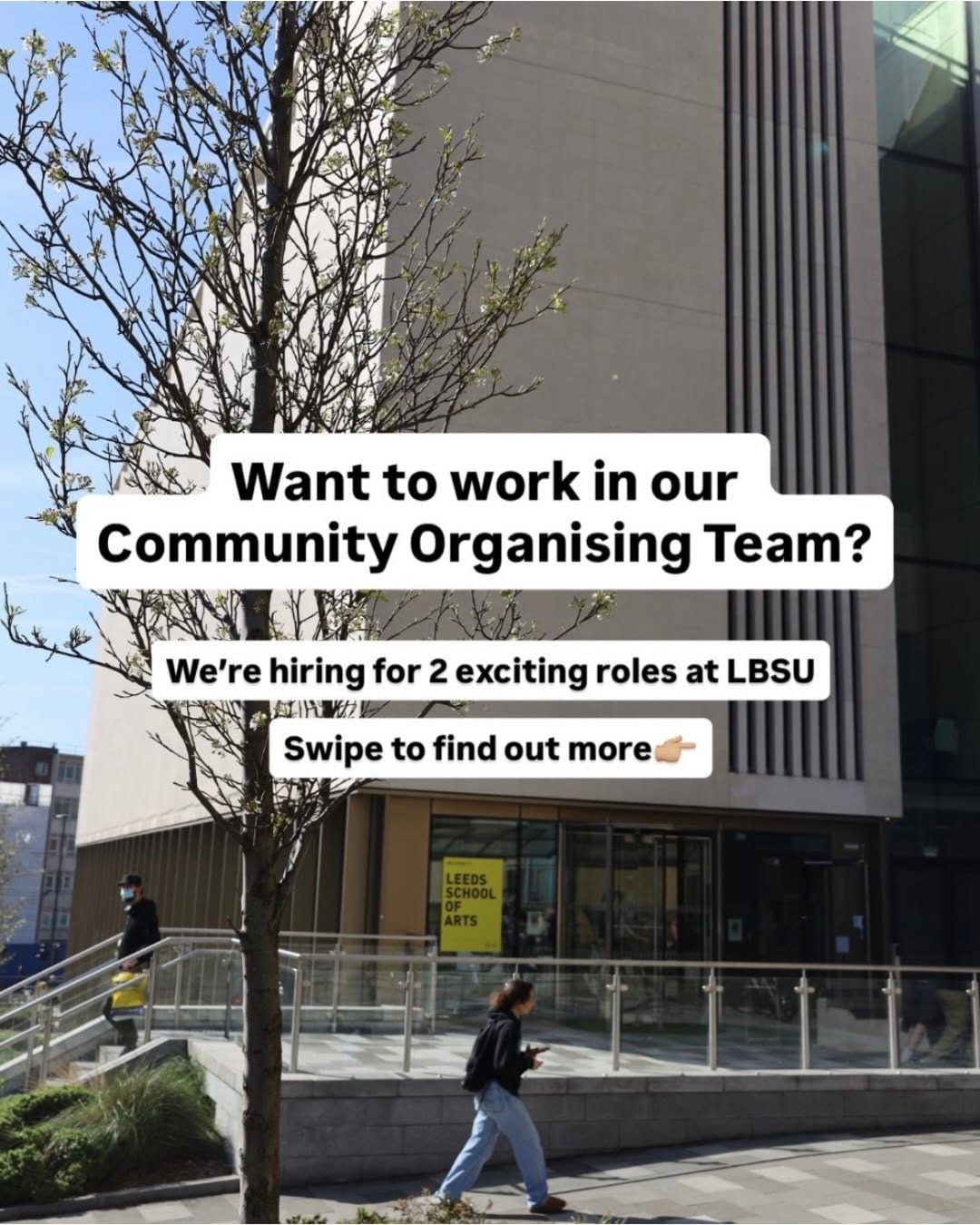 Post 4 by Leeds Beckett Students’ Union on Instagram (carousel)