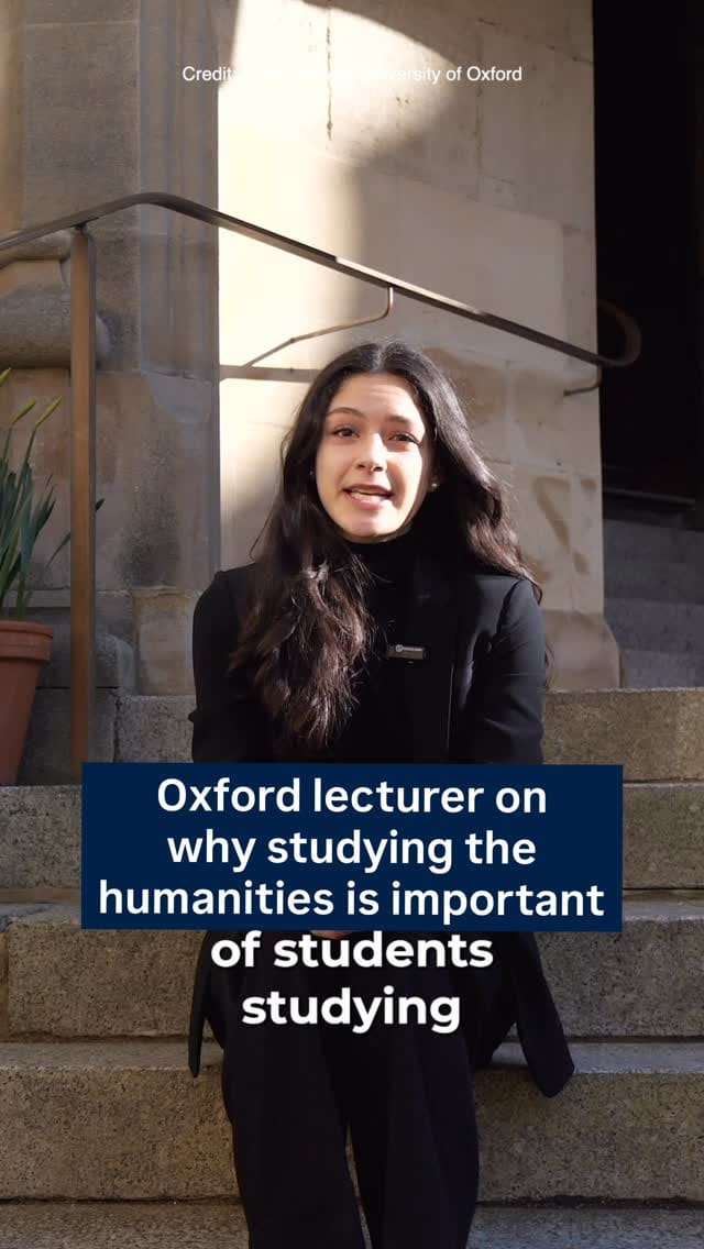 Post 3 by English Faculty, University of Oxford on Instagram (video)