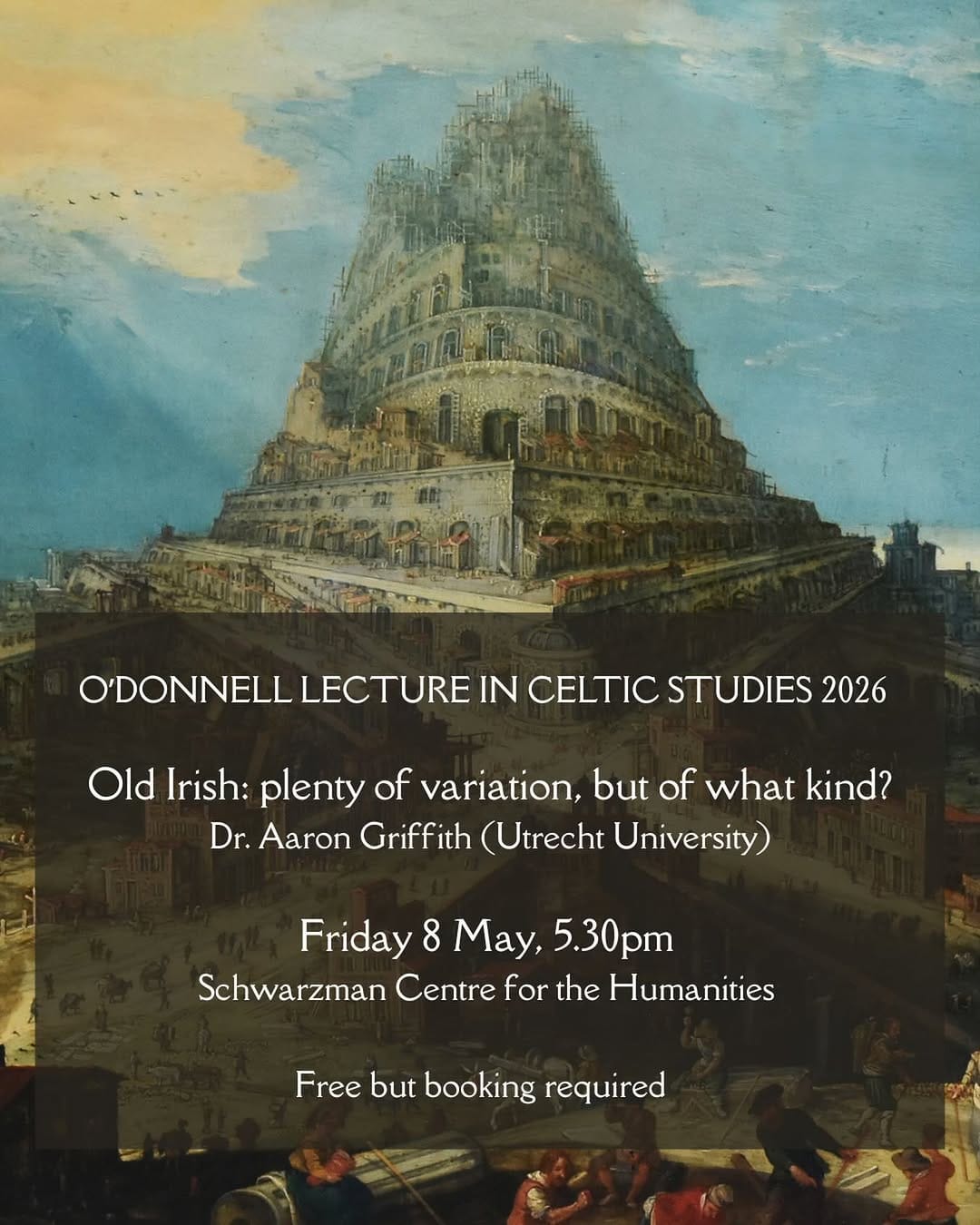 Post 4 by English Faculty, University of Oxford on Instagram (image)