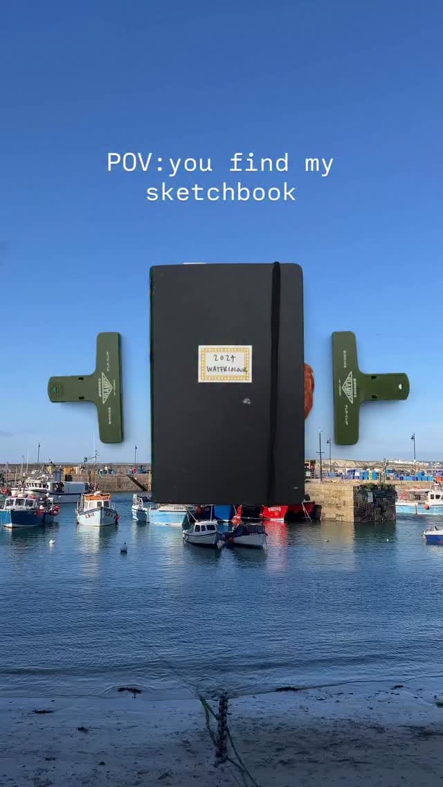 Post 3 by Becca Hall illustration on Instagram (video)