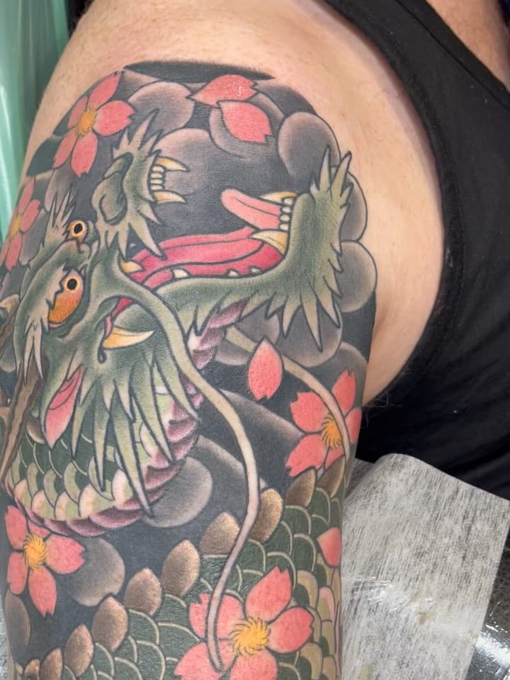 Post 3 by Japanese Tattoo Artist Bristol - James Bull on Instagram (carousel)