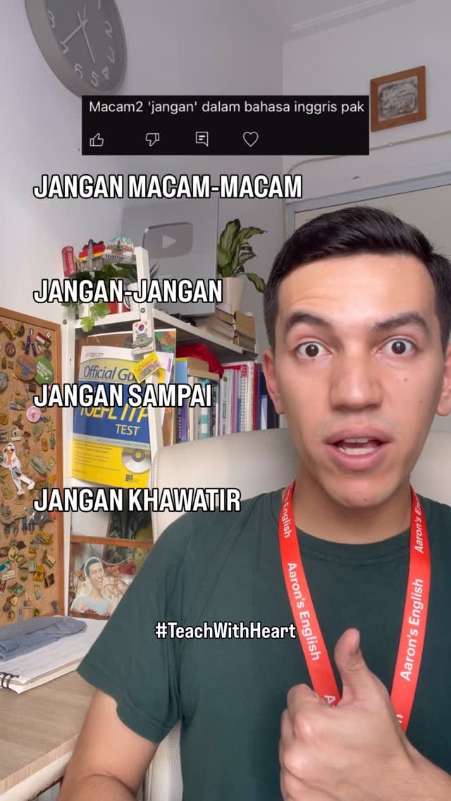 Post 5 by Aaron’s English on WhatsApp on Instagram (video)