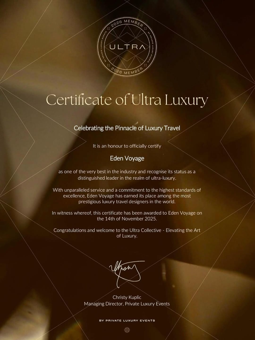 Post 9 by Victoria Grieveson, Luxury Private Travel Concierge on Instagram (image)