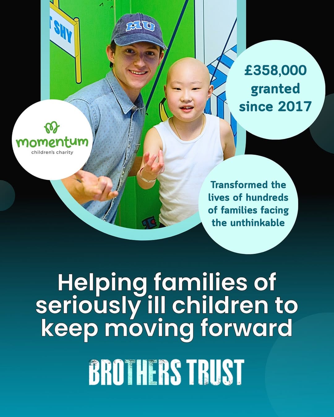 Post 10 by Momentum Children's Charity on Instagram (image)