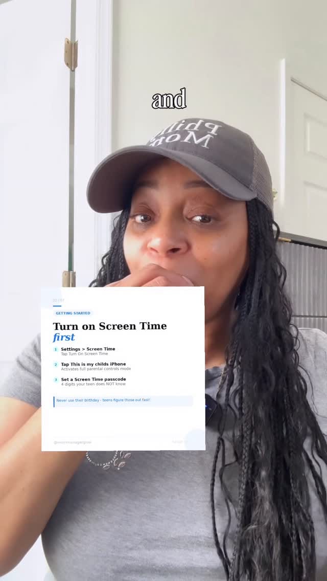 Post 9 by Gloria Ross | Mom Content Creator on Instagram (video)