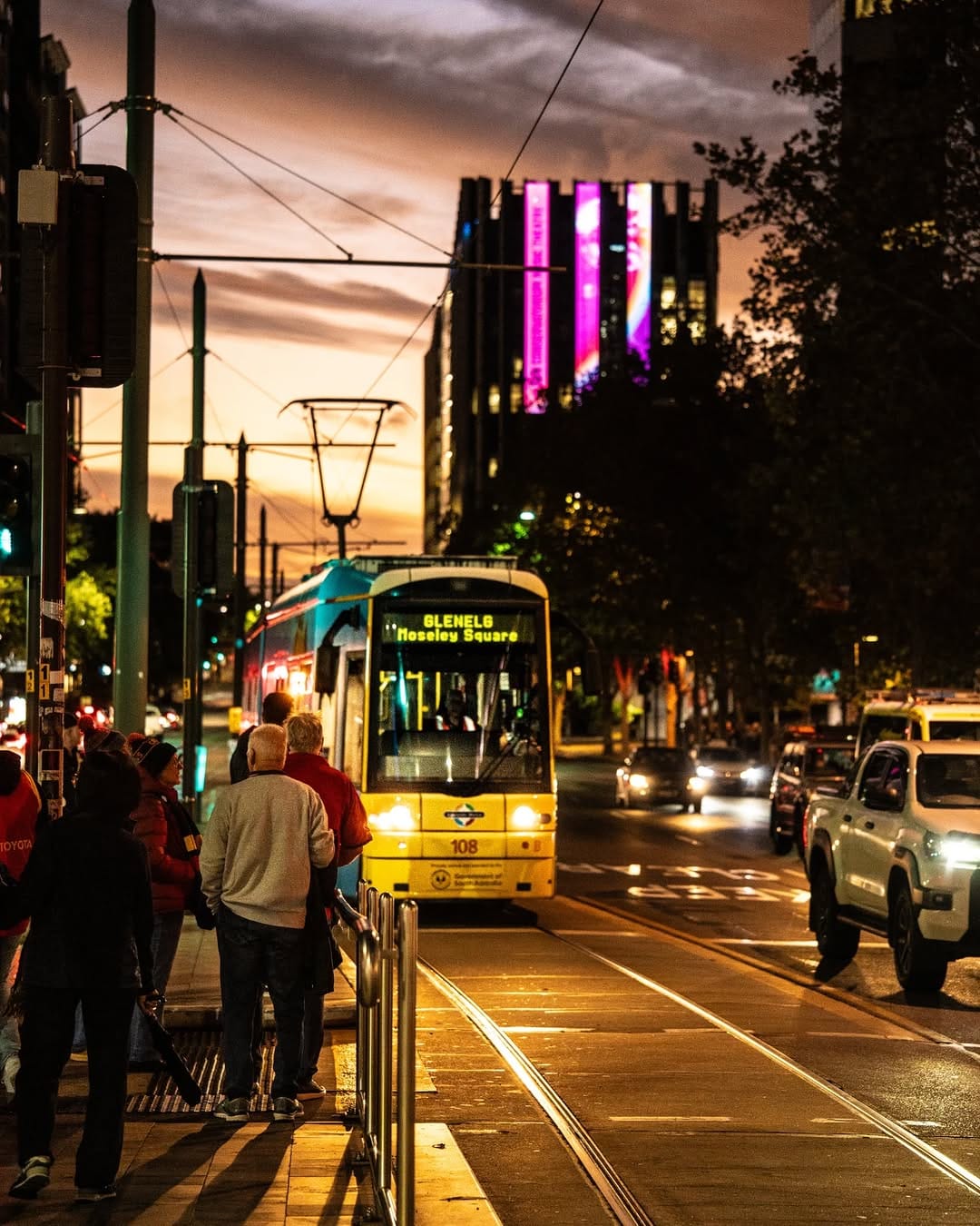 Post 7 by Joe Nes - Adelaide cityscape on Instagram (carousel)