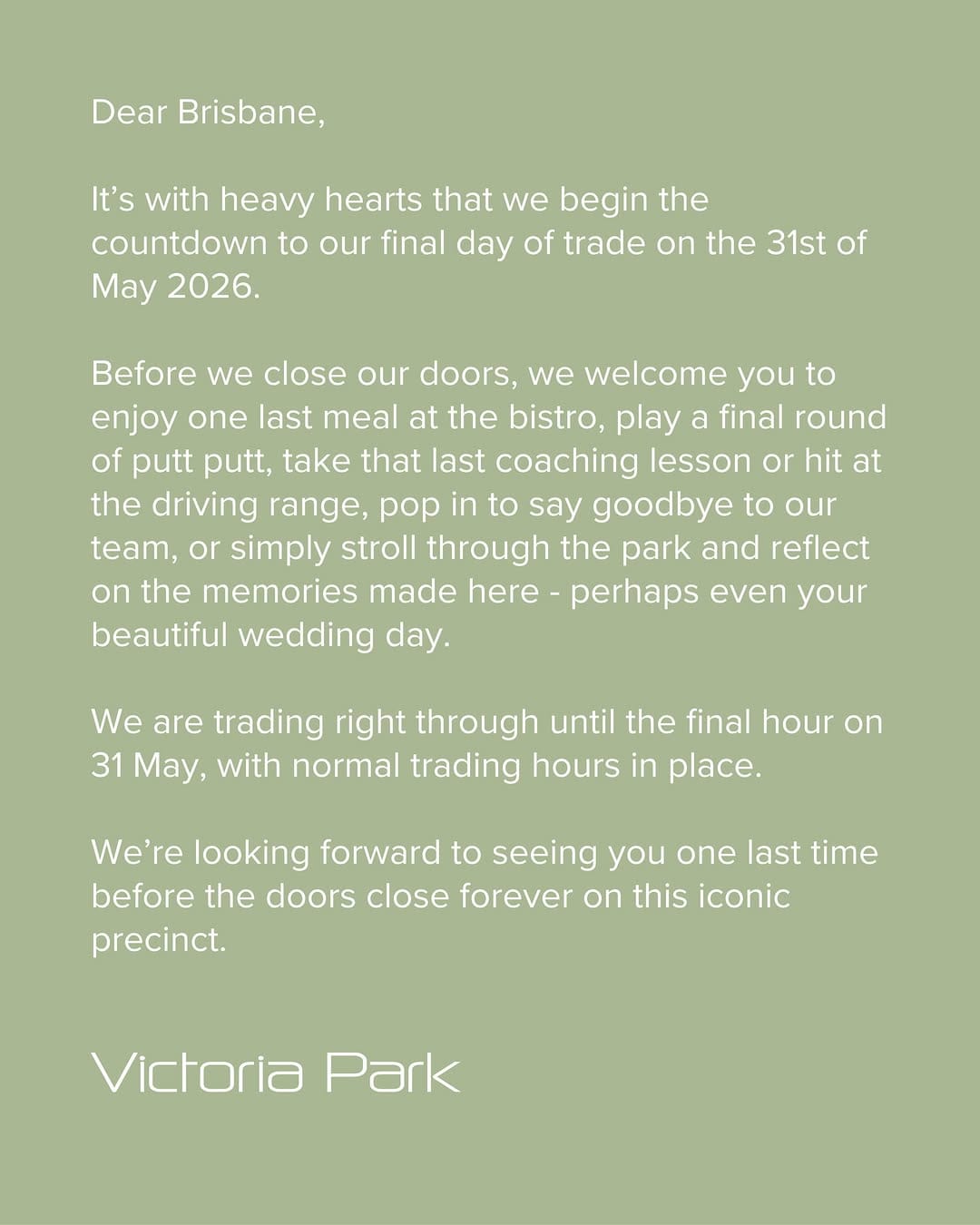Post 2 by Victoria Park on Instagram (carousel)
