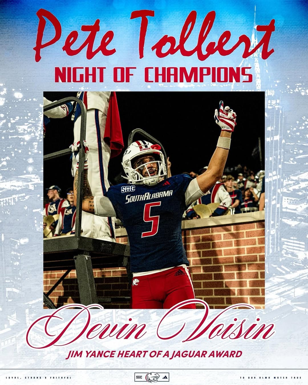 Post 7 by South Alabama Football 🏈 on Instagram (image)