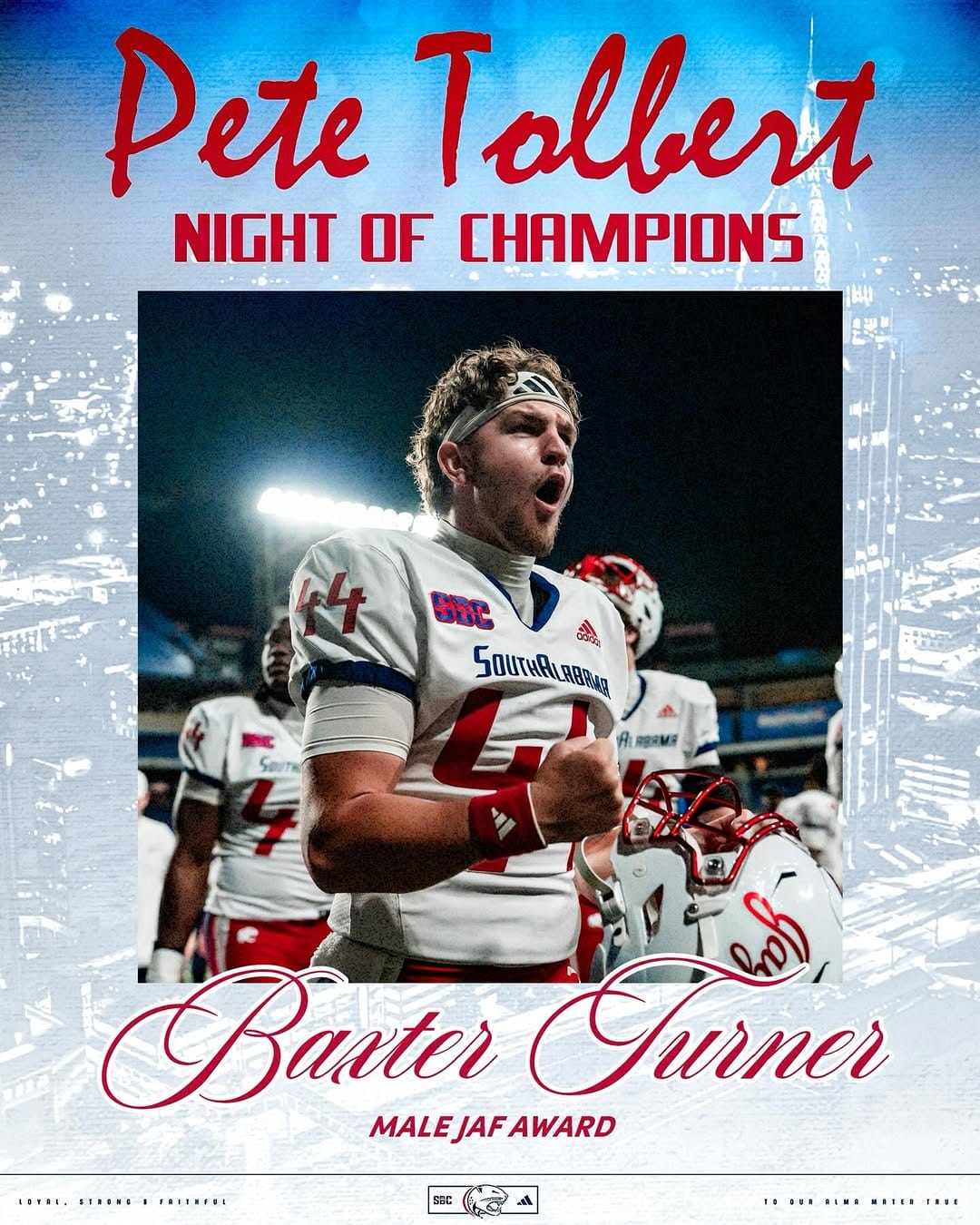 Post 6 by South Alabama Football 🏈 on Instagram (image)
