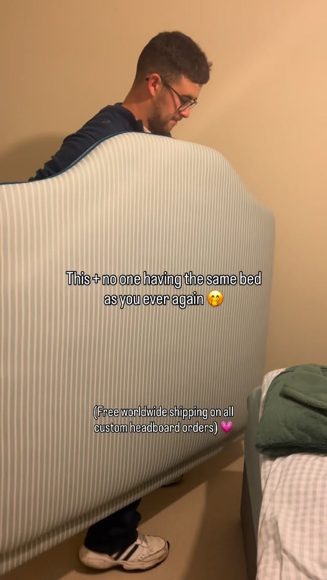 Post 6 by Hannah Rose Headboards on Instagram (video)