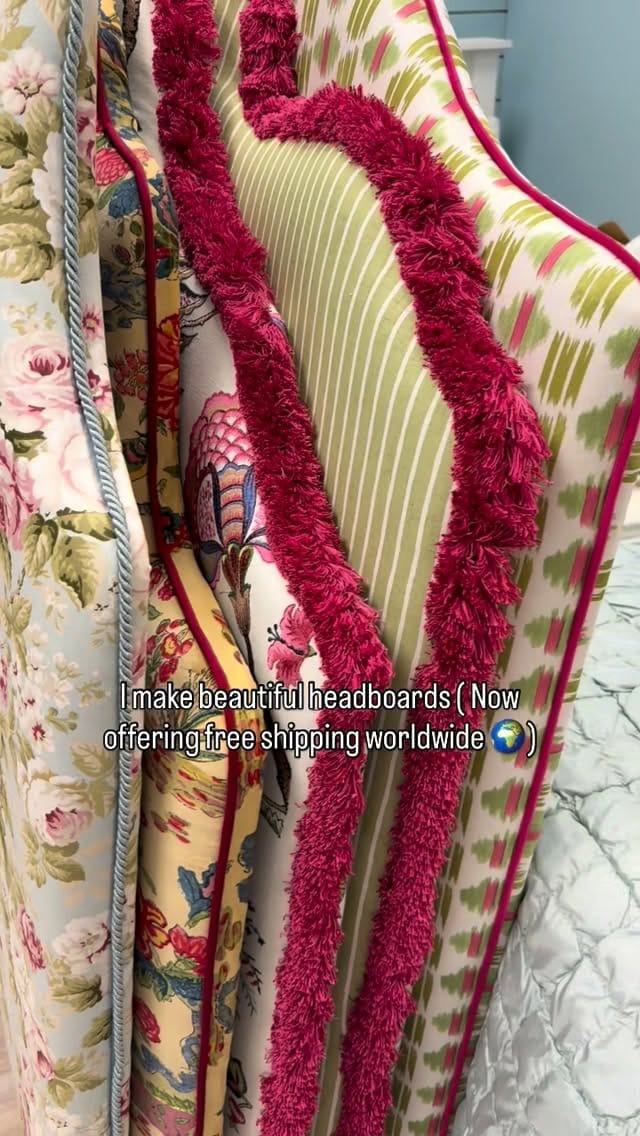 Post 5 by Hannah Rose Headboards on Instagram (video)
