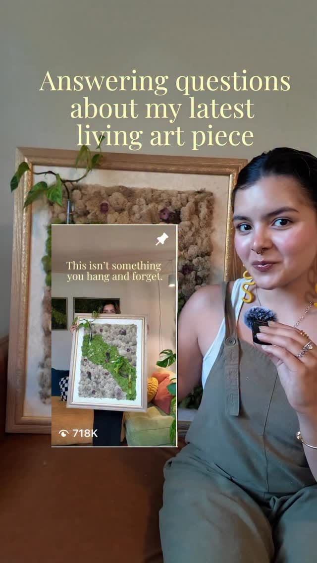 Post 9 by Vivatia Plants | Botanical Art + Installations on Instagram (video)
