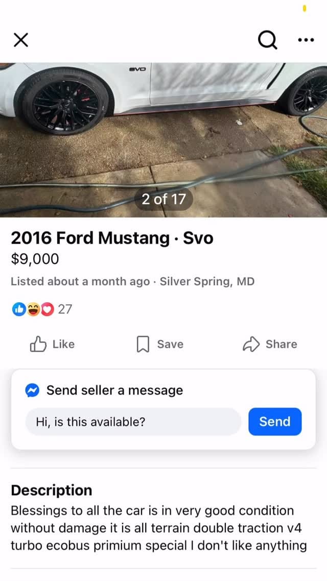Post 4 by Documenting Mustangs on Instagram (video)