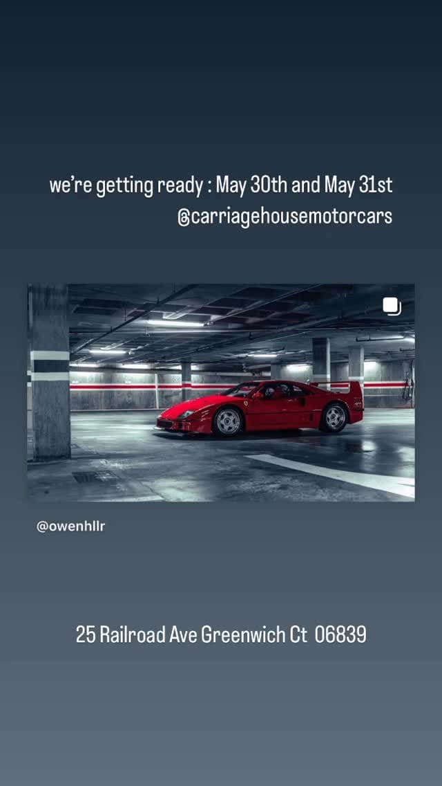 Post 1 by Carriage House Motor Cars on Instagram (video)