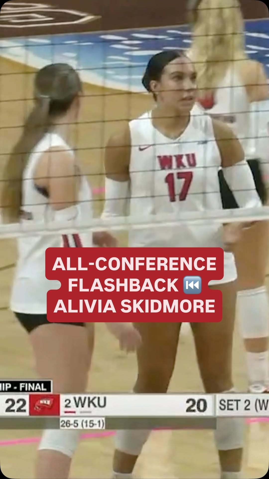 Post 2 by WKU Volleyball on Instagram (video)