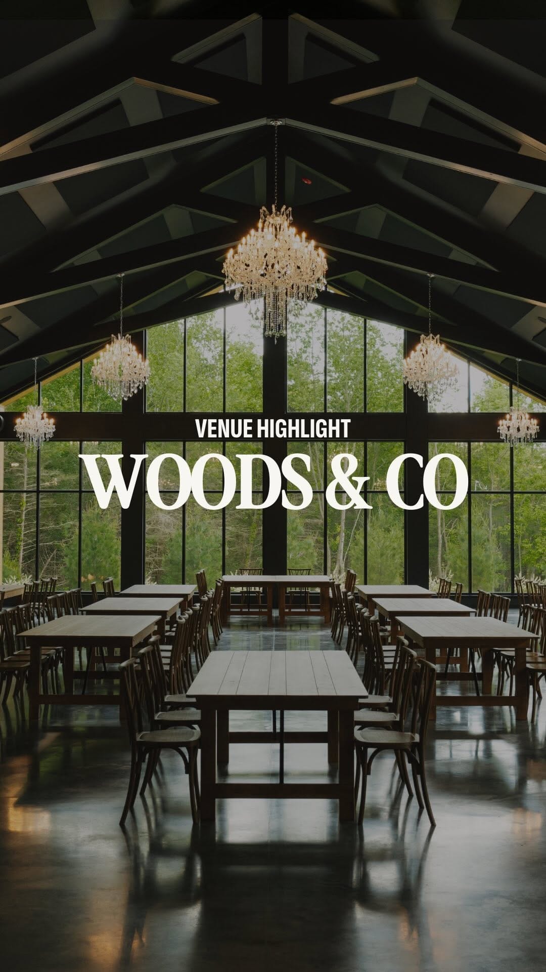 Post 10 by Woods & Co Weddings + Events on Instagram (video)