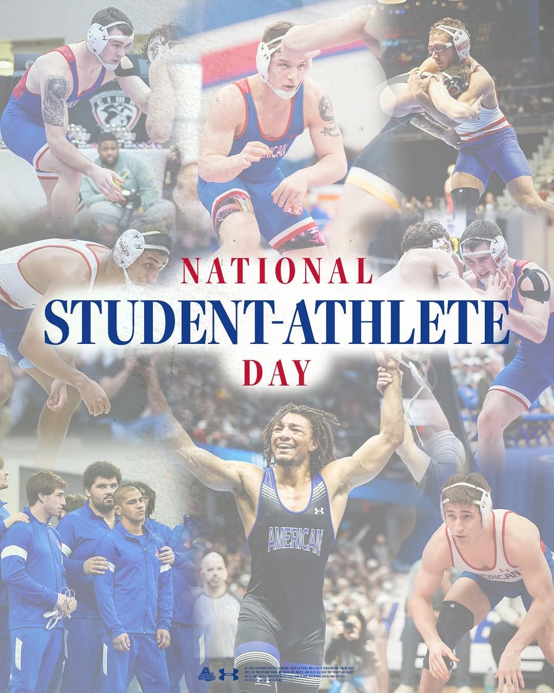 Post 10 by American University Wrestling on Instagram (image)