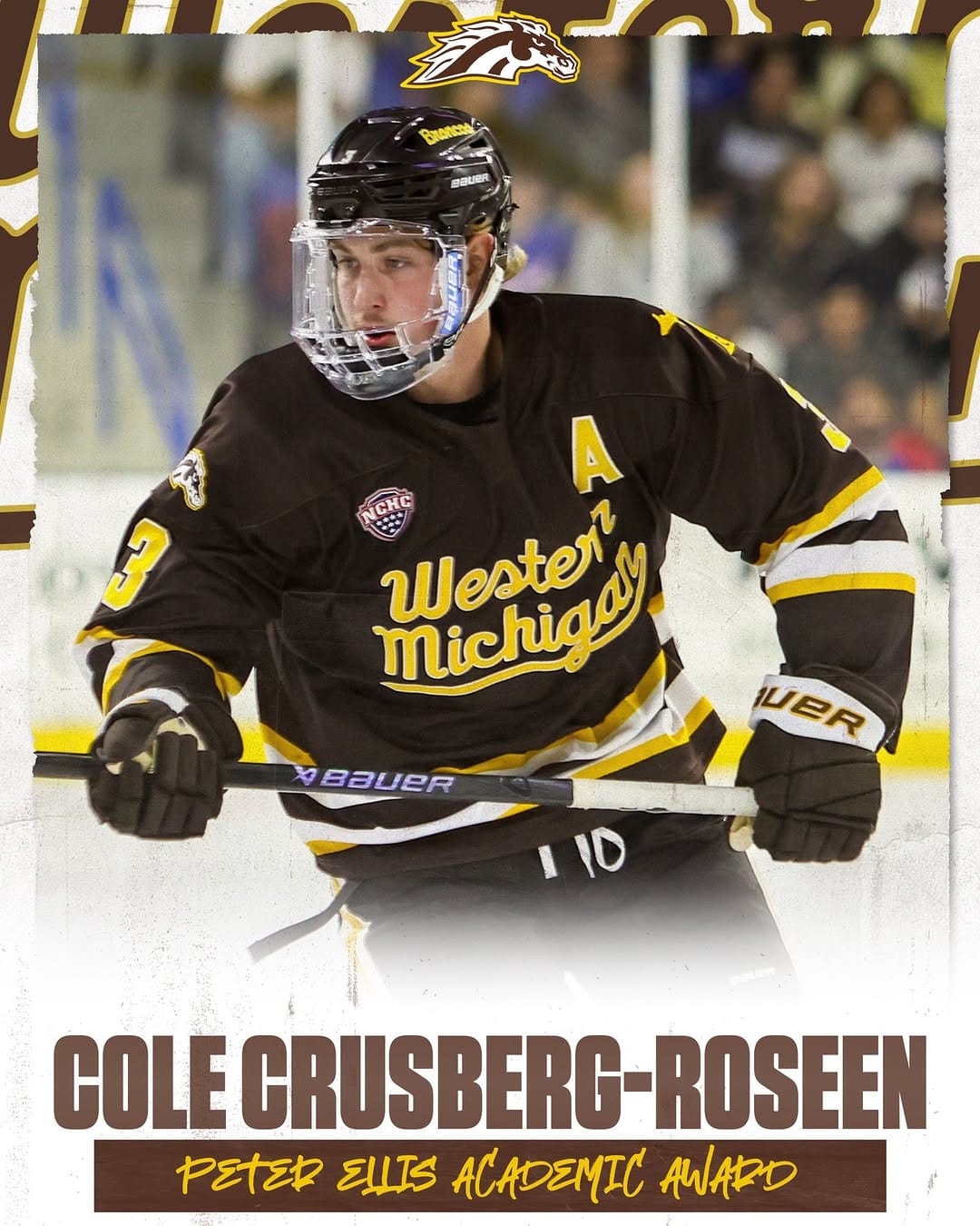 Post 5 by Western Michigan Hockey on Instagram (image)