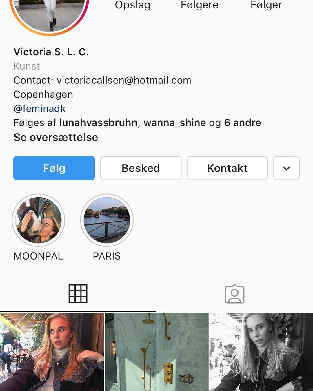 Post 1 by Victoria S. L. Callsen on Instagram (image)