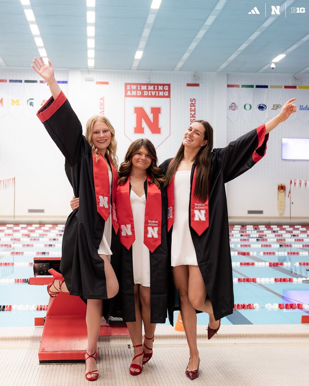 Post 1 by Nebraska Swimming & Diving on Instagram (carousel)