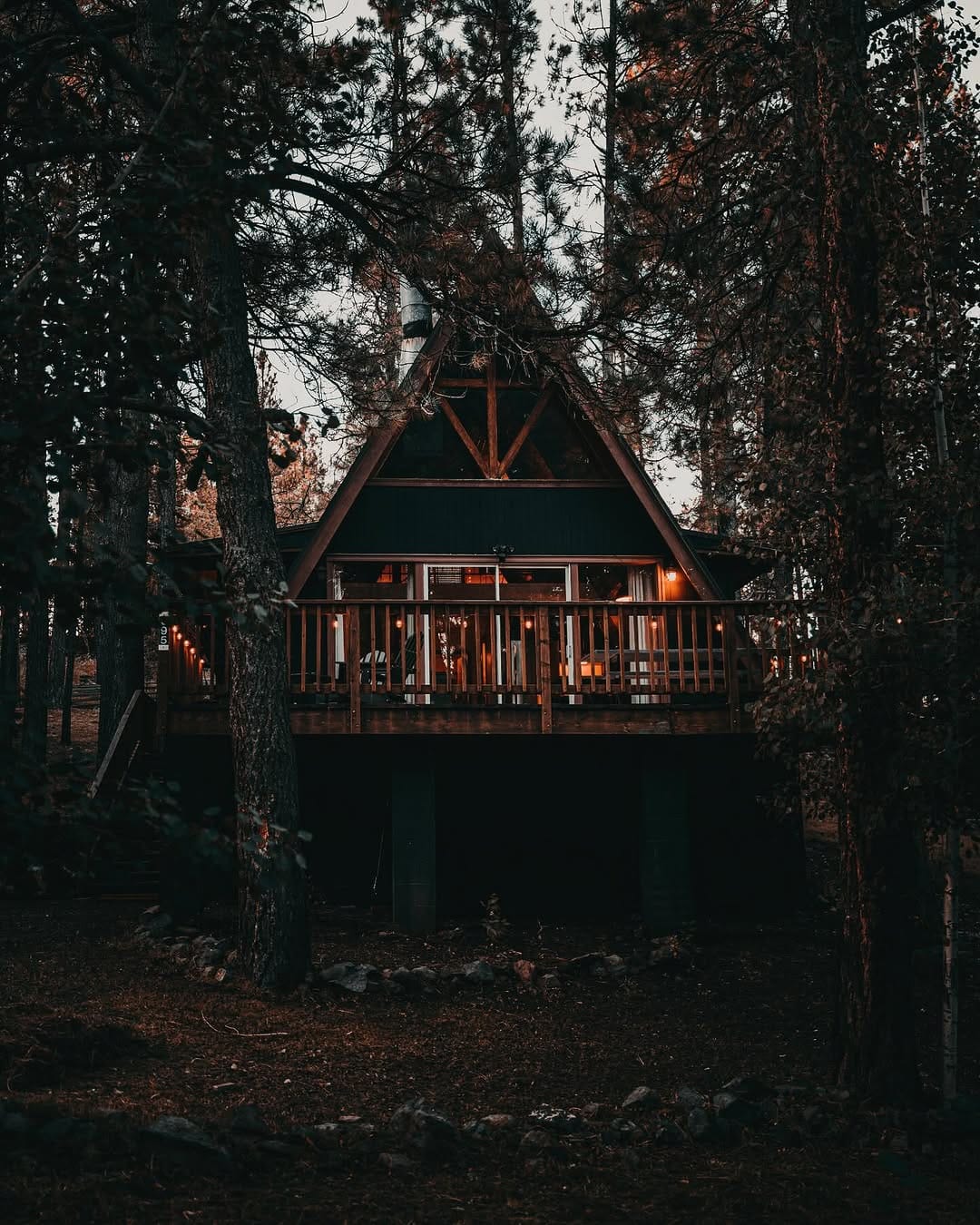 Post 1 by Munds Park, Arizona A Frame Cabin on Instagram (image)