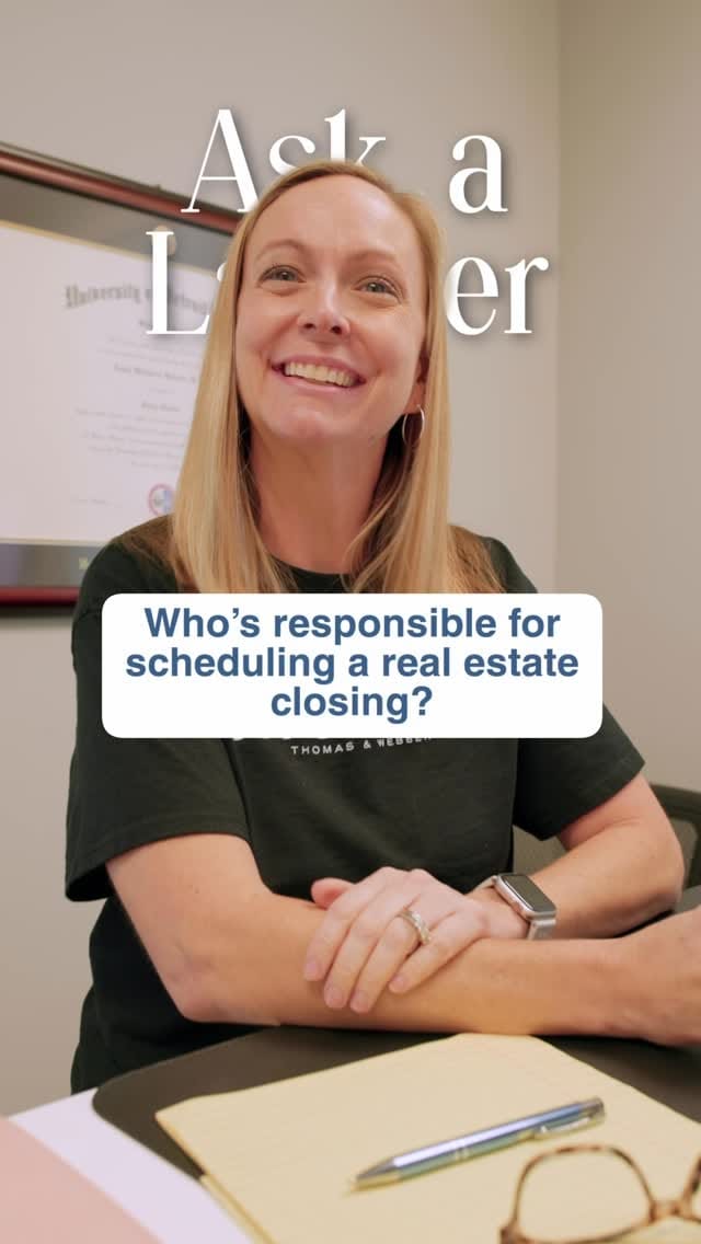 Post 5 by Thomas & Webber - LKN Real Estate & Estate Planning Attorneys on Instagram (video)