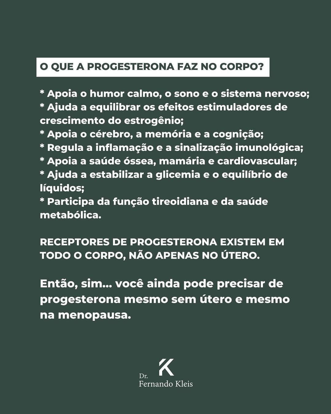 Post 2 by Dr Fernando Roberto Kleis Junior on Instagram (image)