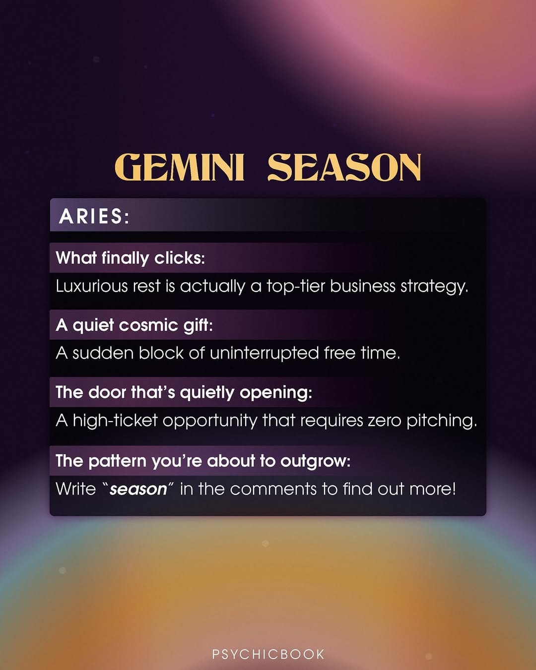 Post 5 by PsychicBook App 🌙 on Instagram (carousel)