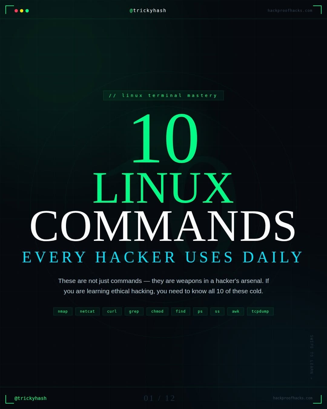 Post 5 by HackProof Hacks on Instagram (carousel)